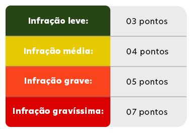 Consulta CNH: pontuação